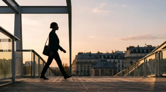 Illustration symbolisant l'autonomie d'une reconversion professionnelle financee sans l'accord de l'employeur