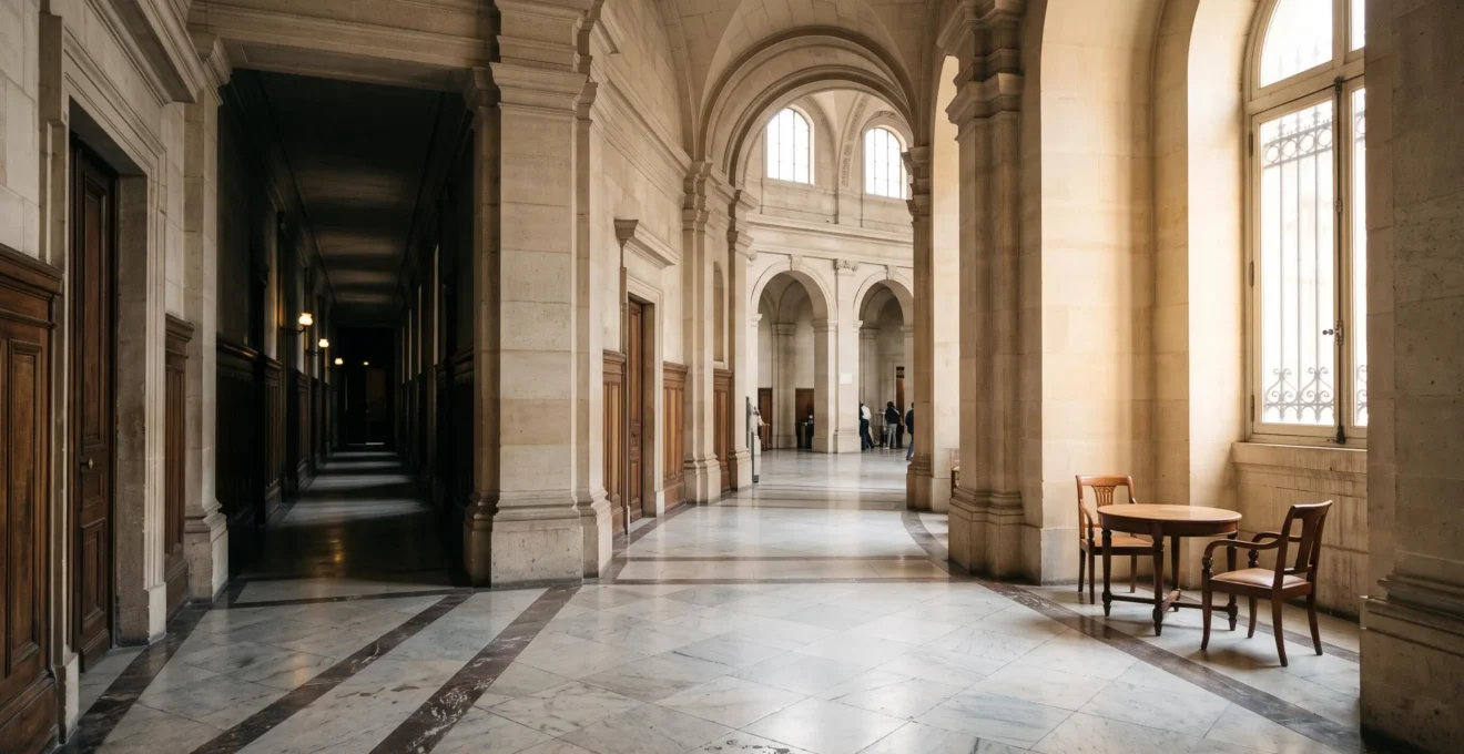 Deux chemins symbolisant le choix entre une médiation rapide et une longue procédure judiciaire pour résoudre un litige du travail en France