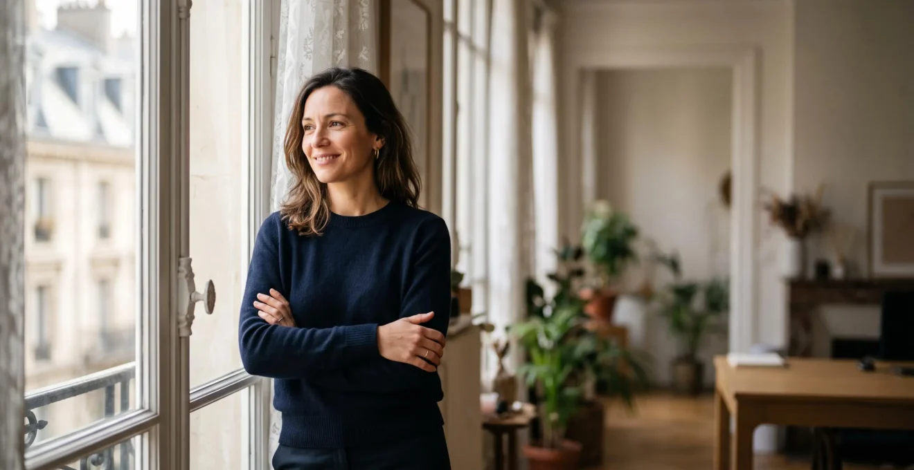 Salarié serein dans un bureau parisien lumineux, symbole de la protection offerte par la connaissance du droit du travail