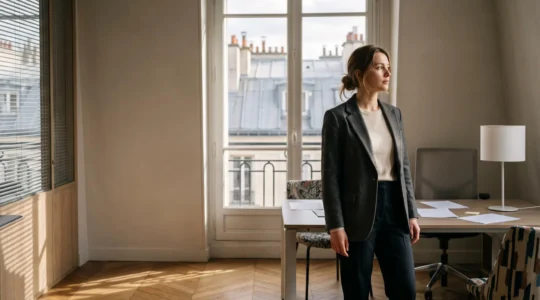 Salarié français pensif dans un bureau parisien, symbolisant la méconnaissance des droits inscrits au Code du travail